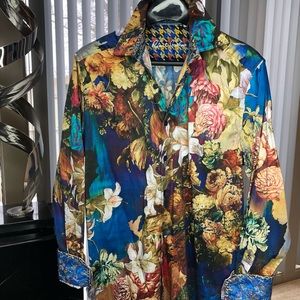 Men’s Robert Graham Pattern Shirt - Large
